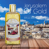 Bible Land Treasures Anointing Oil from The Holy Land, Jerusalem of Gold Biblical Oil with Frankincense, Myrrh, and Spikenard. 8.45 fl.oz | 250 ml