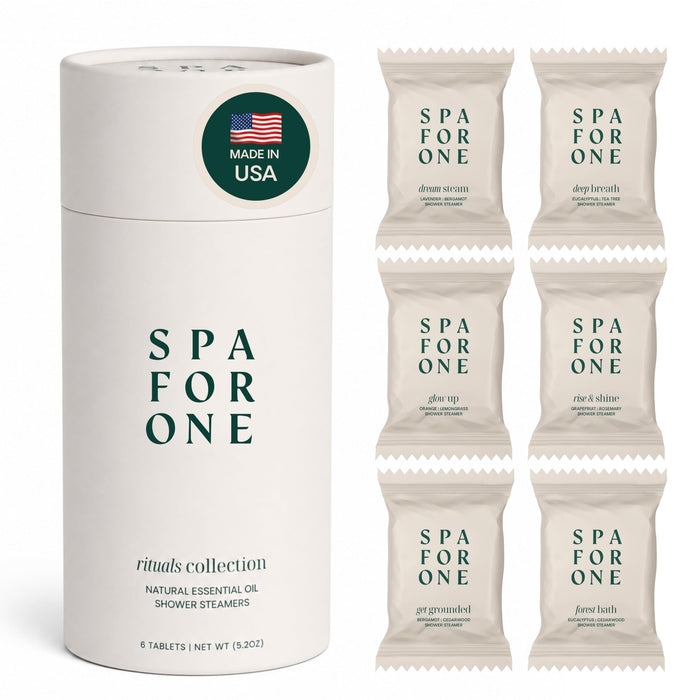 Spa For One Shower Steamers Aromatherapy, Self Care Gifts - Variety 6 Pack