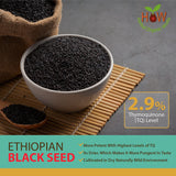 Black Seed Oil 8oz. 100% Ethiopian Pure Black Cumin Seed Oil, 100% Natural Nigella Sativa. 3 Times More Thymoquinone, Cold Pressed in Glass Bottle