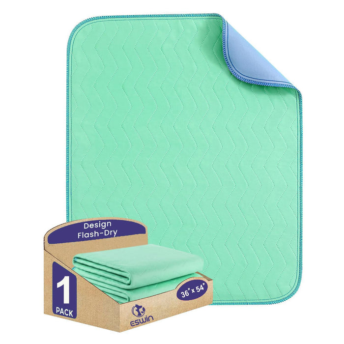 Washable Underpads,18" x 24" (Pack of 1) - Super Absorbency Reusable Bedwetting Incontinence Pads for Kids, Adults, Elderly, and Pets - Waterproof Protective Pad for Couch, Sofa, Floor,Bed