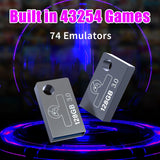 Retro Game Console USB Drive 128G, Retro Drive with 43254 Video Games, 74 Emulator Console, Hyper Base Mini Plug and Play for Steam Deck/Win 600/PC, Batocera 37 Game System Support Win 8.1/10/11