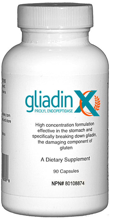 GliadinX Digestion of Gluten, Scientifically Proven Support for Strict Gluten-Free Diets for Celiac Disease and Gluten Intolerance, Celiac Safe Supplements – 90 Capsules