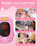 Baby Pulse Oximeter for Kids-Pulse Oximeter Fingertip Baby Oxygen Monitor Infant Spo2 Pulse Monitor,Compatible with iOS Android,Suitable for Children Infant Kids Baby