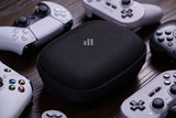 8Bitdo Pro 2 Wireless Bluetooth Controller with Travel Case, Hall Effect Joystick Update, Retro Gamepad for Switch, PC, Android, and Steam Deck & Apple (Black Edition)