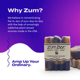 Indigo Wild Zum Bar Goat's Milk Soap - Mother's Day Gift - Frankincense-Lavender - 3 oz (3 Pack)