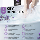 Calming Lavender Foot Soak with Epsom Salt, Made in USA, Foot Soak Soothes Sore Tired Feet, Athletes Foot, Stubborn Foot Odor, Softens Calluses & Helps Treat Toenail, 16 oz 1 lb