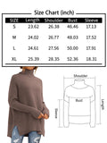 LILLUSORY Women's Green Christmas Turtleneck Oversized Tunic Sweaters 2024 Trendy Casual Long Batwing Pullover Sweater Tops