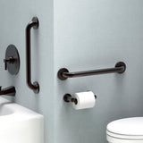 AmeriLuck Dual Pack 1-1/4 x16 inches Stainless Steel Bath Safety Grab Bar, ADA Compliant 500lbs Weight Support, Oil Rubbed Bronze