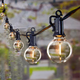 Brightown LED Outdoor String Lights - 150FT Patio Lights with 75 Shatterproof Clear Dimmable Edison Bulbs, Waterproof Connectable Hanging Lights for Outside Backyard Porch Party Christmas Decoration