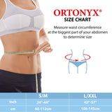 ORTONYX Ergonomic Umbilical Hernia Belt for Men and Women - Abdominal Support Binder with Compression Pad - Navel Ventral Epigastric Incisional and Belly Button Hernias Surgery Brace - OX353-L/XXL