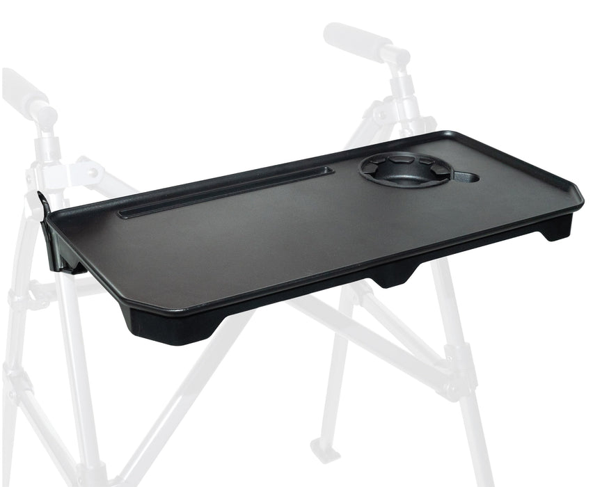 Stander Walker Tray Table, Mobility Walker Tray Accessory for Walkers and Rollators with Cup Holder, Tool-Free Assembly, Multipurpose Tray for Eating, Crafts, Laptop