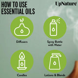 UpNature Thyme Essential Oil - 100% Natural & Pure, Undiluted, Premium Quality Aromatherapy Oil - Calms and Soothes Skin, 4oz