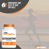 BulkSupplements.com Astaxanthin 12mg 180 Softgels - Astaxanthin Supplement - Astaxanthin Pills - Antioxidants Supplement - Eye Supplements - 1 Astaxanthin Softgel per Serving (180 Softgels)