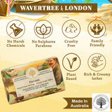 Wavertree & London Havana Scented Natural Soap (2 Bars), 7oz Moisturizing French Triple Milled Soap Bars enriched with shea butter - Pure Plant Oil Bath & Body Soap for All Skin Types