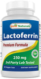Best Naturals Lactoferrin 250 mg Veggie Capsule, Supports Healthy Immune Function - 60 Count