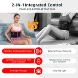 Red Light Therapy, Cordless Infrared Light Therapy Belt with Rechargeable Magnetic Controller, Portable Wireless Belt 660nm&850nm for Body Waist Back Leg Relax Muscle Pain Relief (Upgrade)