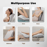 Neck and Shoulder Massager with Heat, Shiatsu Massage Pillow with 3D Deep Tissue Kneading for Back Legs Foot Body Pain Relief,at Home Office Car, Gift for Mom&Dad
