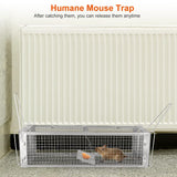 KOCASO Humane Rat Trap, Large 2-Door Mouse Trap That Work for Indoor Home and Outdoor, Catch and Release Live Animal Trap Cage for Squirrel Mice Gopher Vole Chipmunk Raccoon Rodent Groundhog Rabbit