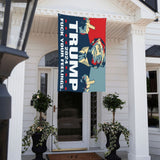 HUIHUANGm Trump-2024 Flag Trump Fuck-Your Feelings Flag 3x5 Ft Flag Outdoor Flag Home Flag Garden Decor Flag With Brass Grommets