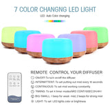 SPLITSKY Aromatherapy Essential Oil Home Diffuser with Remote Control, 300ML Large Room Cool Mist Air Humidifier, 8 Hours Quiet Operation, Timer, 7 Colors LED Night Night，Suitable Home,Yoga.