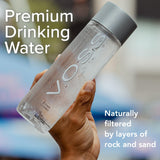 VOSS Premium Still Bottled Natural Water - BPA-Free - High Grade PET - Recyclable Plastic Water Bottles - Pure Drinking Water with Unique & Iconic Bottle Design - 24 Pack