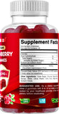 Vitabod Cranberry Gummies Urinary Tract Health Supplement - 1000mg - 180 Pectin Based Gummies