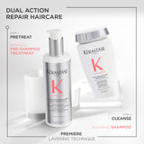 KERASTASE Premiere Sulfate-Free Hair Repair Shampoo | Strengthening & Smoothing | For Breakage & All Damaged Hair Types | Removes Buildup and Decalcifies with Citric Acid