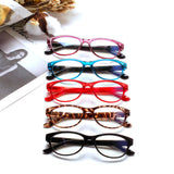 SIGVAN Ladies Cat Eye Reading Glasses 5 Pairs Blue Light Blocking Spring Hinge Fashion Pattern Print Readers for Women (colorful 2, 1.25)