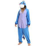 NAITOKE Adults Animal Onesie Halloween Costumes Cosplay Pajamas Purple Blue