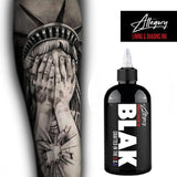 Allegory Tattoo Ink – Blak, Premium Black Tattoo Ink, Perfect for Lining and Shading, Smooth, Consistent Pigment, Vegan Friendly Tattoo Color, Organic Ink, Crafted in The USA, 8 oz