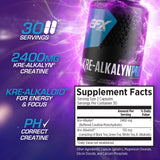 EFX Sports Kre-Alkalyn Pro | pH Correct Creatine Monohydrate Pill Supplement | Muscle Building Pre Workout for Men & Women | 30 Servings, 60 Capsules