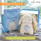 Tickle & Main Everybunny Prays The Praying Musical Bunny, Ideal Baptism for Boys, Babies & Toddlers on Christmas & Thanksgiving (Blue, 7 in)