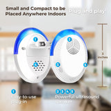 Ultrasonic Pest Repeller Indoor 6 Pack Mouse Rodent Repellent Ultrasonic Plugin Mice Repellent for House, Spider Roach Deterrent Repeller Device Garage Attic IPQ3