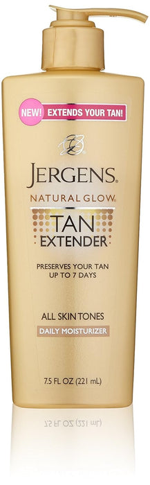 JERGENS Tanning Extender Jergens Natural Glow Tan Daily Moisturizer 7.5oz 019100209411