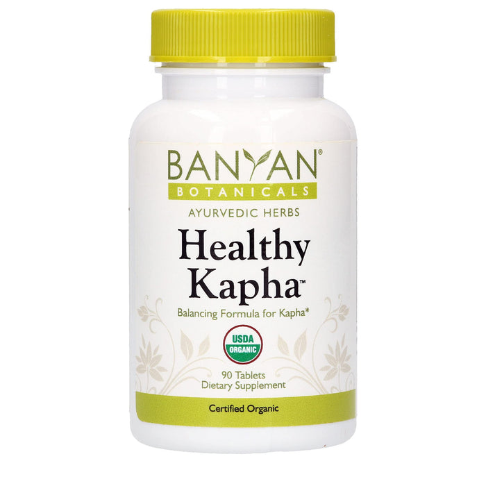 Banyan Botanicals Healthy Kapha – Organic Herbal Tablets ­­with Punarnava – for Balancing Kapha Dosha, Weight Management & Digestion Support* – 90 Tablets – Non-GMO Sustainably Sourced Vegan
