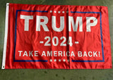 Trump 2024 Flag 3x5 FT Double Sided Outdoor 3 Ply Vivid Clear Red Color Thick Polyester Take America Back Flag with Brass Grommets for Supporters Fans