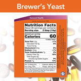 NOW Brewer's Yeast, 1-Pound (Pack of 2)