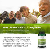SWANSON Pygeum - Featuring Pygeum Bark & Extract 100mg - 120 Capsules