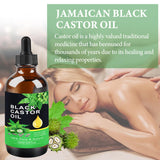 Foileon castor oil set 4+1neck Hand waist abdomen,castor oil Applicable to liver detoxification Insomnia pain,Reusable flannel cotton Adjustable elastic band to prevent oil leakage Contains Castor Oil