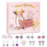 2024 Advent Calendar for Girls Unicorn Christmas 24 Days Countdown Calendar DIY Charm Bracelet&Necklace, Jewelry Rings Xmas Holiday Gift for Daughter