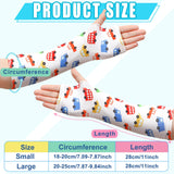 Suhine 12 Pcs Kids Arm Cast Cover Bandage Protector Reusable Elastic Cast Sleeve Arm Cast Cover Elbow Protection Cover(Small)