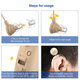 Hearing Aids, Hearing Aids Amplifier with Noise Cancelling for Hearing Loss,Ear Hearing Assis,Behind The Ear Sound Amplifier