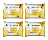 Dickinson's Original Witch Hazel Refreshingly Clean Cleansing Cloths with Aloe, 4 Pack, 25 Cloths per Pack