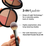 IT Cosmetics Your Most Beautiful You Anti-Aging Matte Bronzer, Radiance Luminizer & Brightening Blush Palette - With Hydrolyzed Collagen, Silk & Peptides - 0.78 Oz