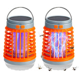 Zap Guardian Bug Zapper, Buzzbug Mosquito Killer Multifunctional Outdoor Equipment with Solar & USB Charging, Portable and Rechargeable, Suitable for Home, Camping (2Pcs-Orange)