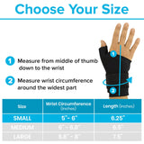 Arctic Flex Wrist Ice Pack Wrap - Extra Strength Hot & Cold Therapy - Reusable Hand & Thumb Freeze Sleeve - FSA/HSA Approved for Arthritis, Carpal Tunnel, Surgery, & Pain Relief (Fits Left & Right)
