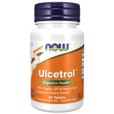 NOW Supplements Ulcetrol™, Digestive Health*, With PepZin GI® & Mastic Gum, Supports Gastric Health*, 60 Tablets