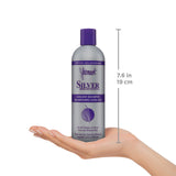 Jhirmack Silver Brightening Purple Shampoo Set of 4 for all types of silver, grey, and blonde hair