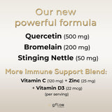 Quercetin with Vitamin C and Zinc - Quercetin 500mg - Quercetin with Bromelain - Zinc Quercetin - Stinging Nettle -120 Veggie Caps. Quercetin Supplements + Vitamin D3 (Non-GMO, Gluten-Free, Vegan)