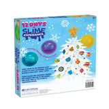 MindWare 12 Days of Slime Experience Advent Calendar – Unique Christmas Countdown Calendar for Kids 5 & Up with 12 Resealable Slime Containers Offers Sensory Exploration & Lasting Play Value